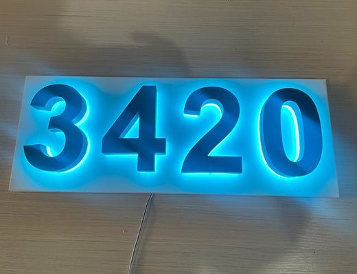 3d floating house numbers 3d metal house numbers