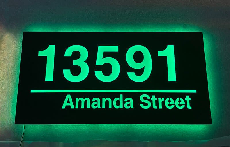 metal address signs for yard custom address sign for yard