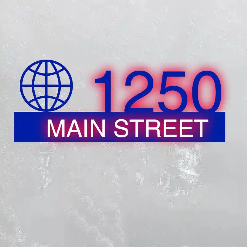 Commercial LED address plaque for business frontage
