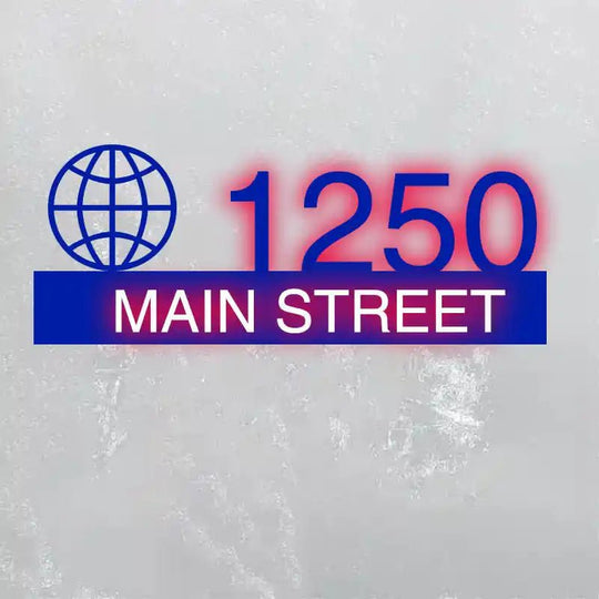Commercial LED address plaque for business frontage