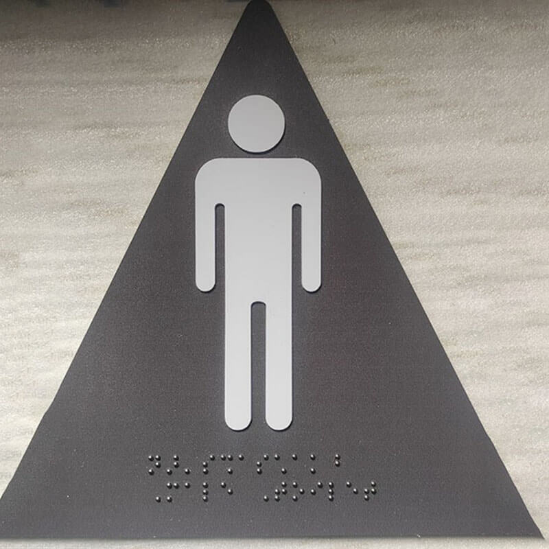 ADA SIGNS Custom ADA Compliant Braille Sign Digital letters signs for blind accessibility