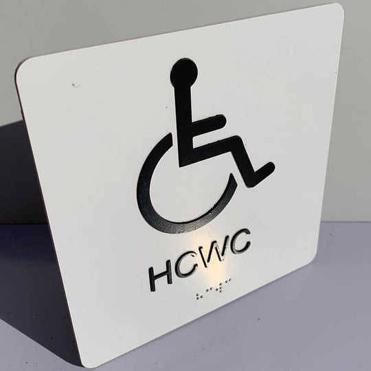 ADA Signs Custom ADA Braille Signs Tactile Interior Signage Acrylic braille signs for accessibility