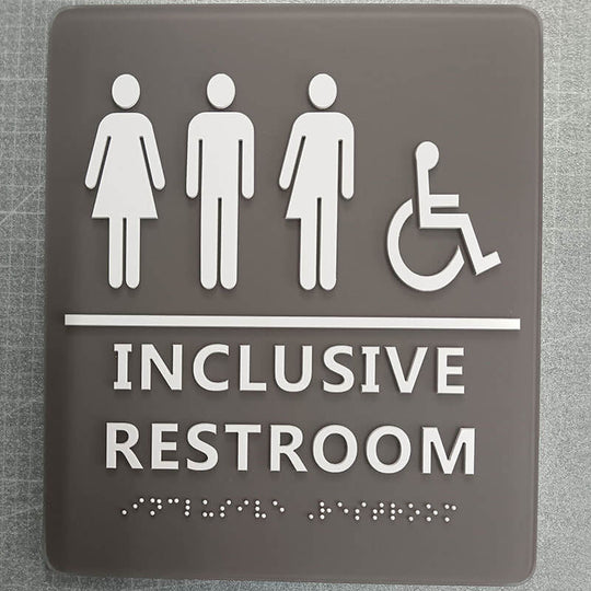 ADA compliant braille signs Blind convex touch signs for hotels