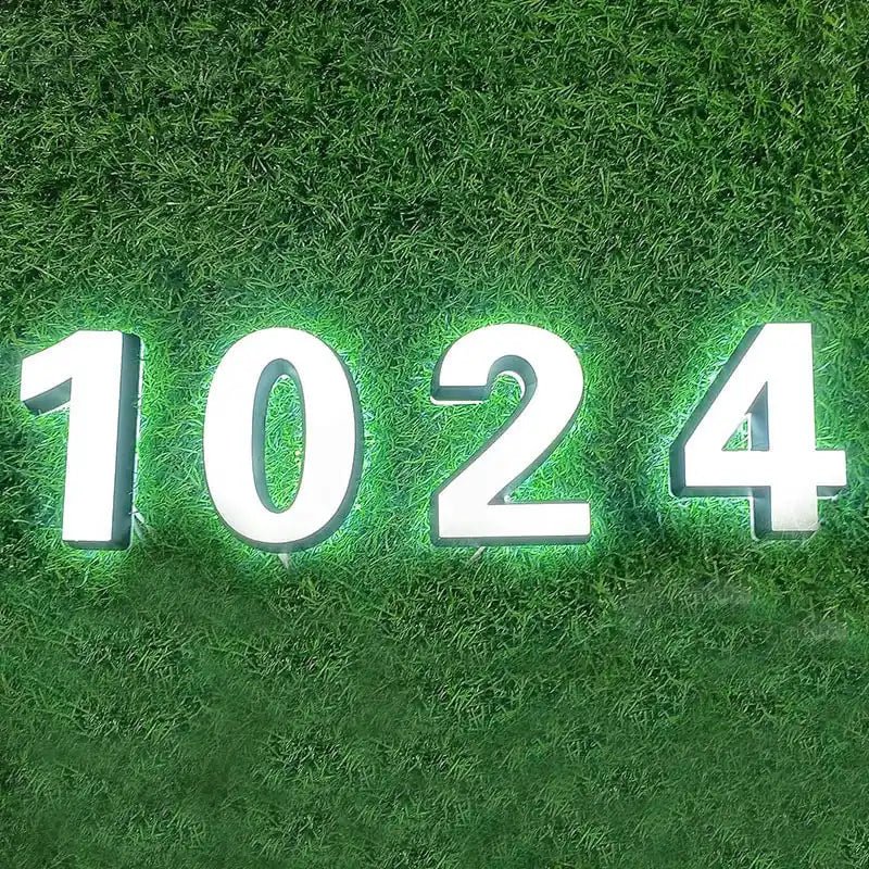 illuminated street numbers solar powered house number sign light up address signs for all seasons