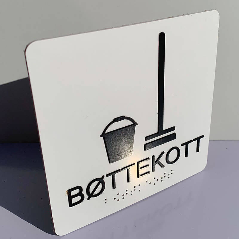 Custom-Designed ADA Signs Personalized braille guide signs
