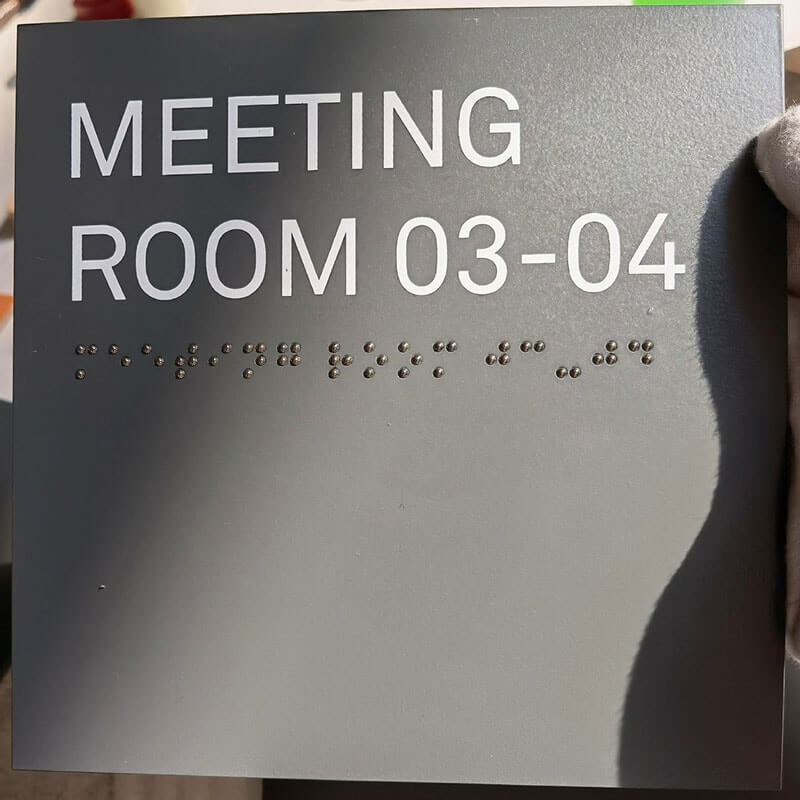 Custom Braille Signs Personalized ADA-Compliant Tactile Signage
