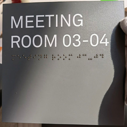 Custom Braille Signs Personalized ADA-Compliant Tactile Signage