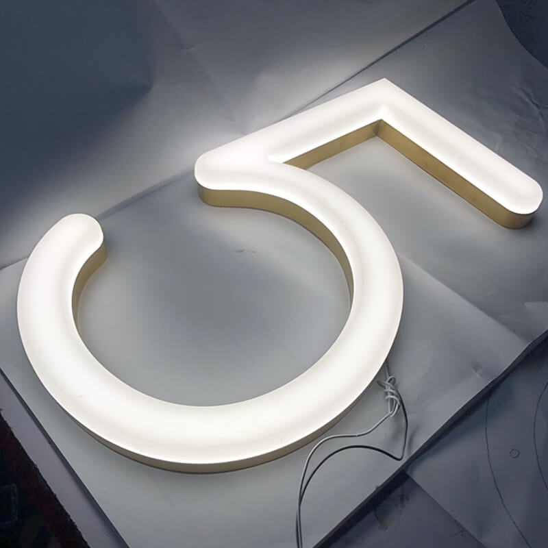 Best Lighted House Numbers for Easy Reading LED Lighted House Numbers Waterproof
