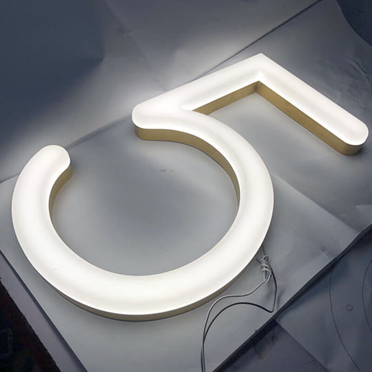 Best Lighted House Numbers for Easy Reading LED Lighted House Numbers Waterproof