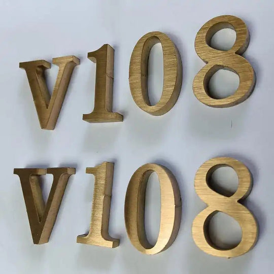 stainless steel house name letters
