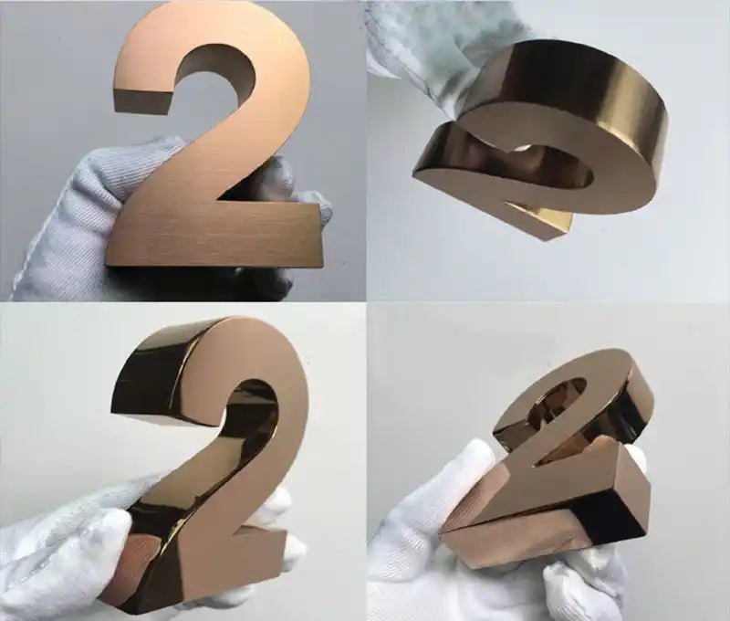 metal street address numbers