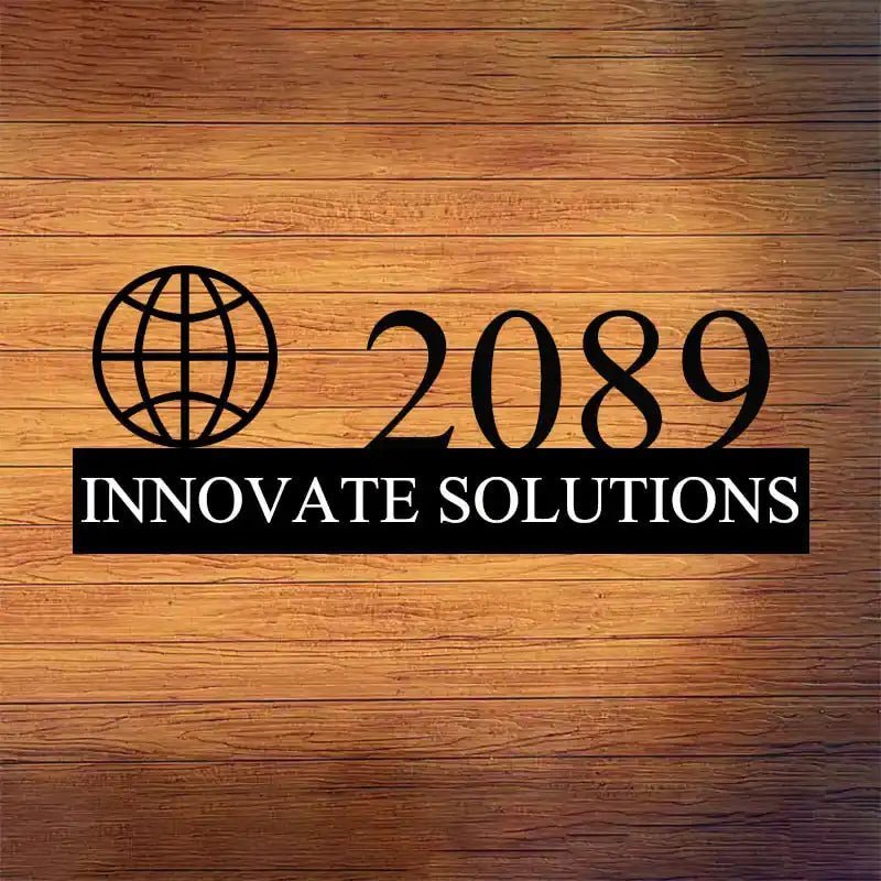 LED house numbers High-End Engraved Metal Door Sign with Illuminated Business Name