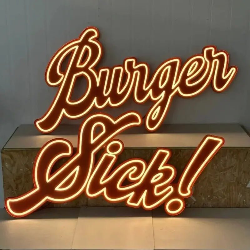 Custom neon marquee letters for storefront signs