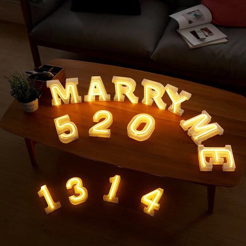 energy-efficient LED neon letters signs