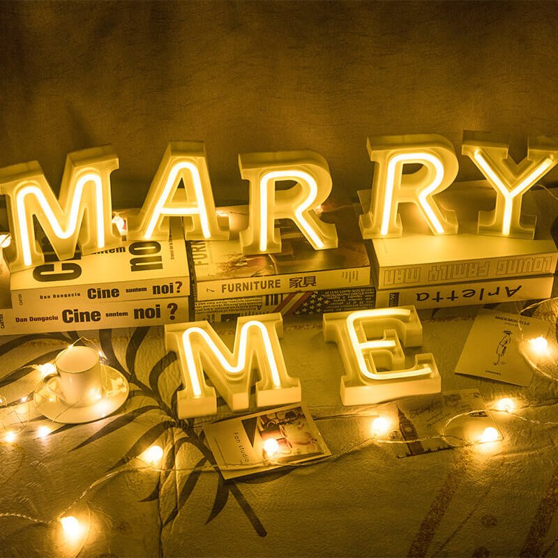LED neon letters signs with remote control