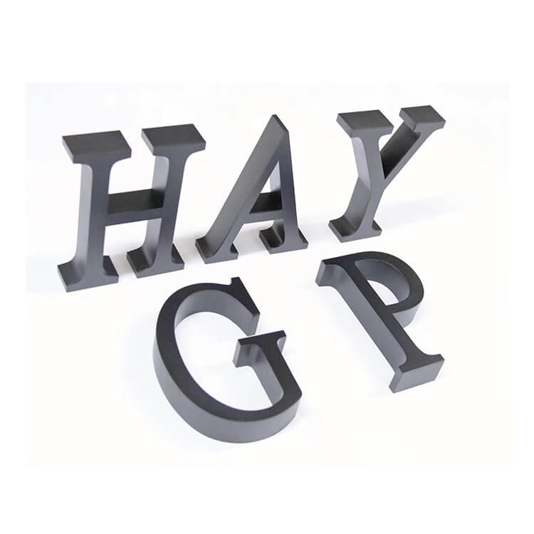 Custom stainless steel wall letters for business outdoor use
