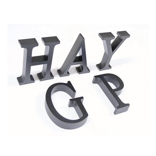 Custom stainless steel wall letters for business outdoor use