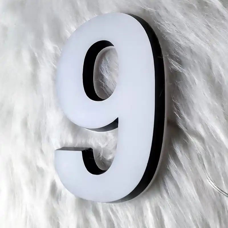 solar powered house numbers illuminated address numbers backlit house numbers light up address signs