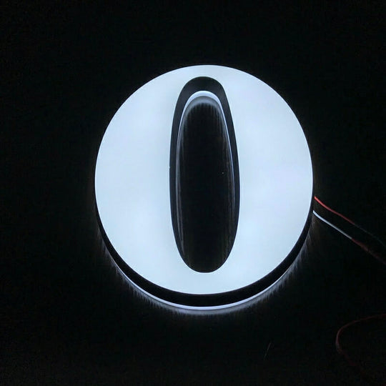 solar house numbers light up house numbers backlit house numbers