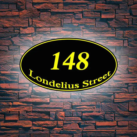 led light box plaque Outdoor Waterproof, Illuminated LED Address Numbers for Yard Home address sign for house with light