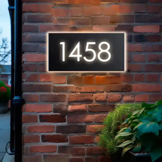 metal letters for address Backlit LED House Numbers