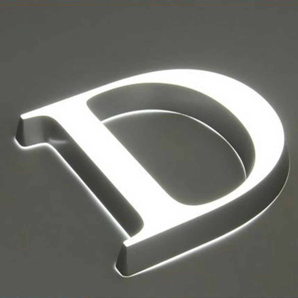 LED backlit house numbers light up address signs for visibility