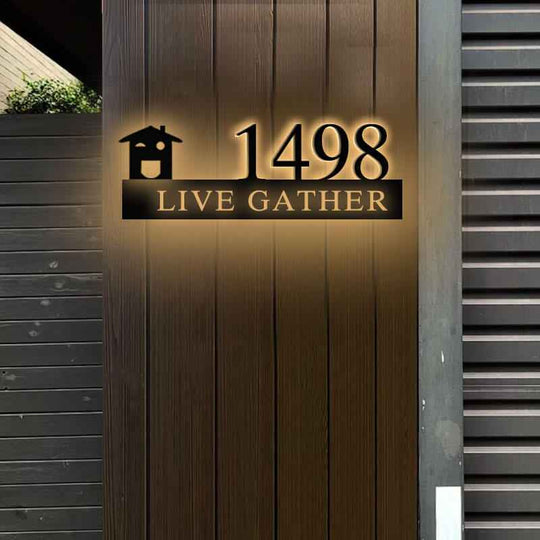 Lighted Address Numbers for Safety – High-Visibility Design