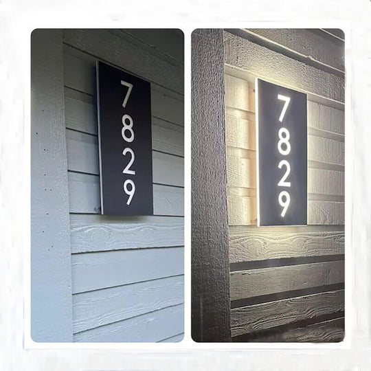 Lighted Address Plaques & Lighted Address Signs