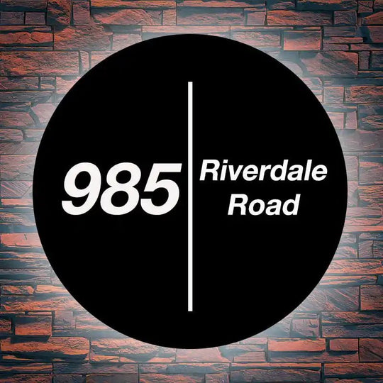 magnetic address signs Custom Illuminated Address Signs | Backlit & Solar House numbers backlit led numbers