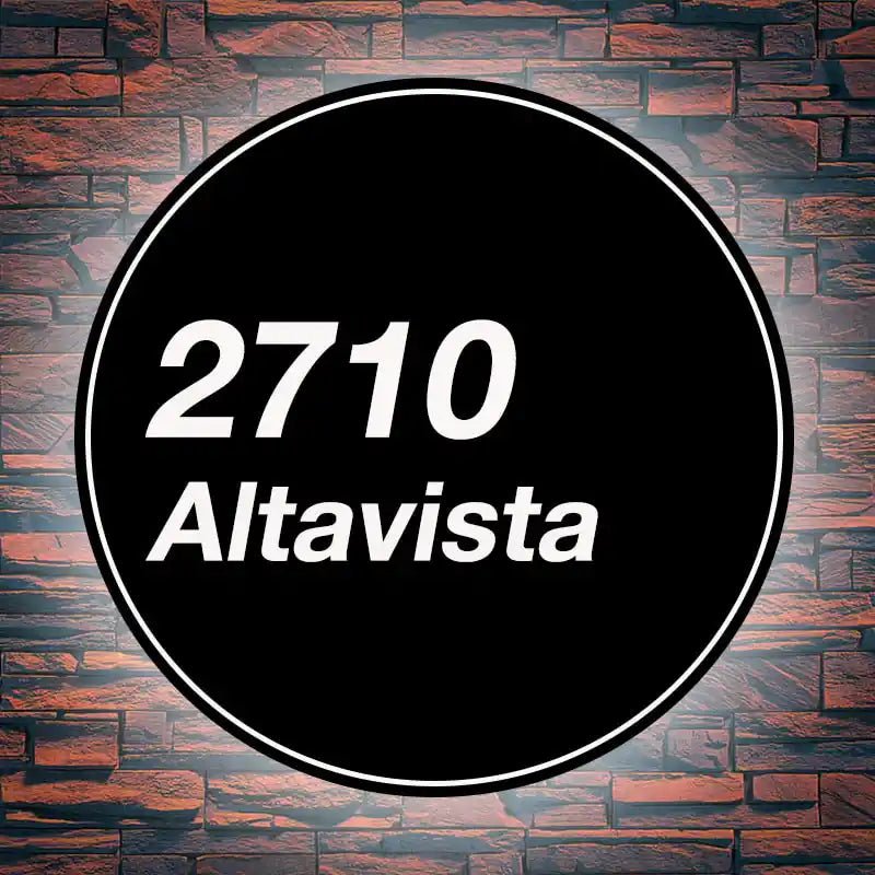 raised house numbers Solar Address Sign Lighted Plaque Outdoor Waterproof Illuminated LED Numbers