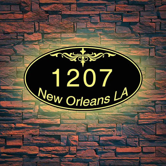 backlit letterbox numbers lighted address signs and plaques led house numbers mailbox numbers