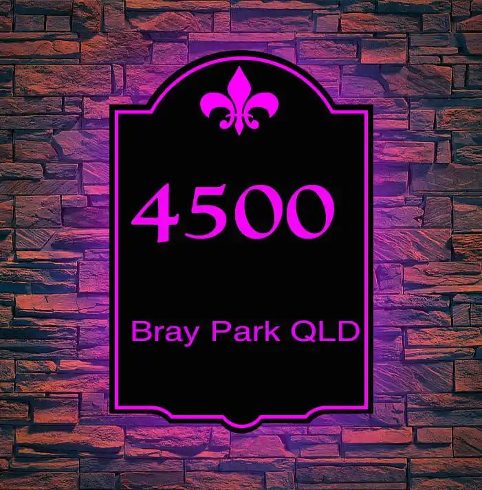 light up house number signs lighted house numbers can be built for 12-volt