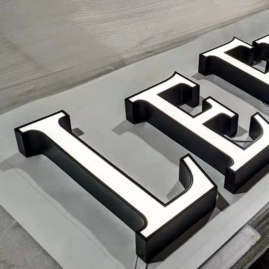 Personalized Acrylic Sign with Affordable Lit Up House Numbers with Remote Control