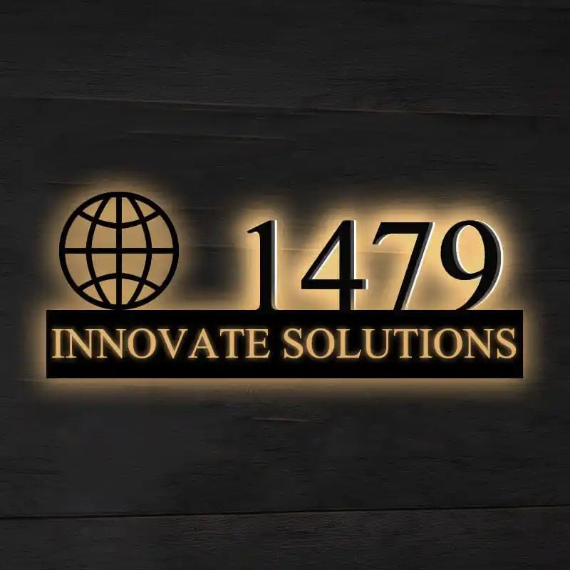 Personalized Engraved Lighted Door Plates for Corporate Offices