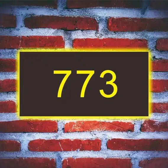 Led House Numbers brass house number signs