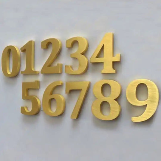 metal art address signs