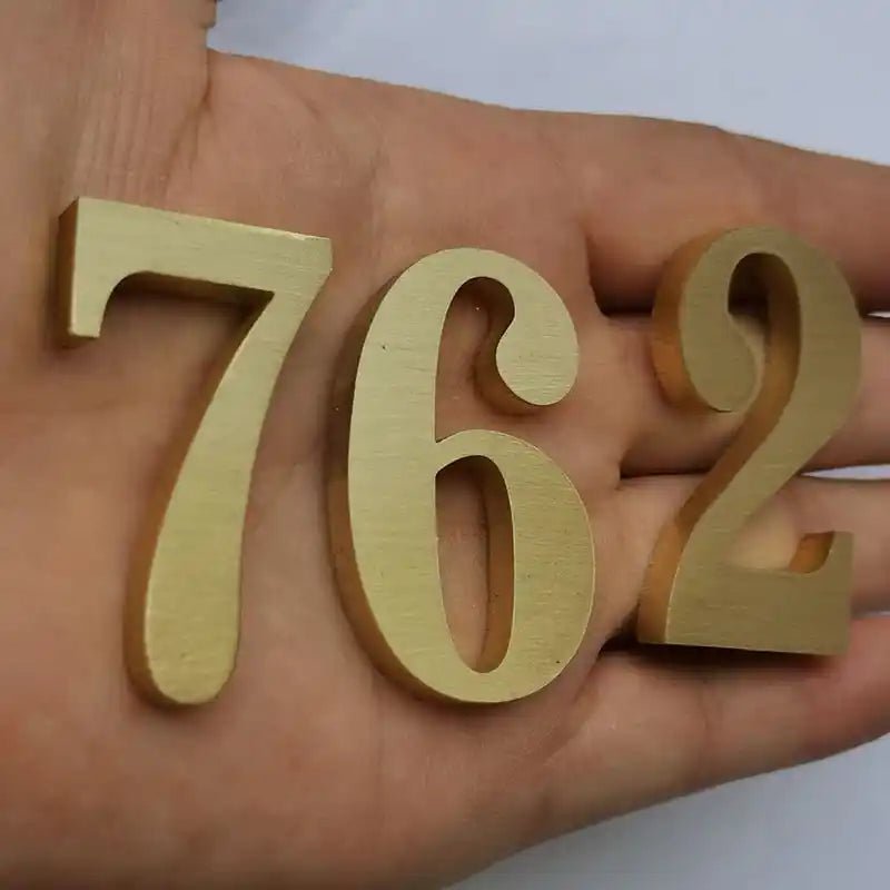 outdoor metal address signs