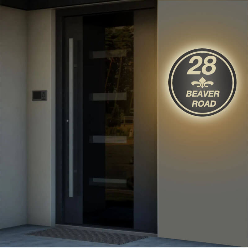 Round Signs And Plaques  Home Décor Products