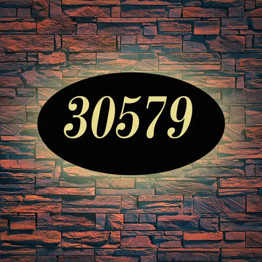 solar address lights Illuminated Address Plaque led light box plaque