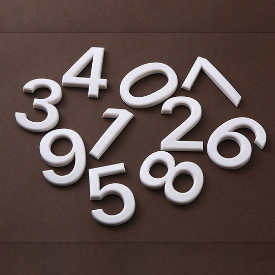 custom address sign white house numbers