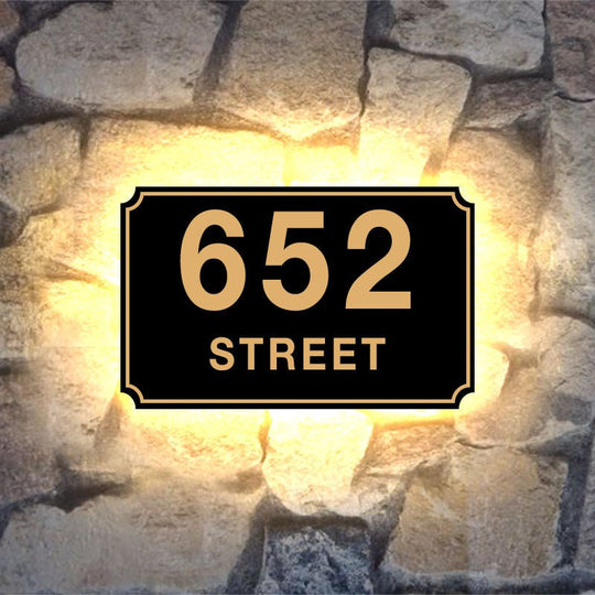 black metal house numbers custom address plaque for house lighted house number signs for yard