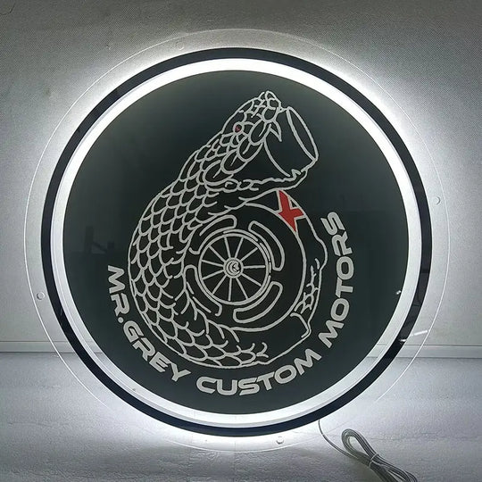 custom acrylic led light box signs for retail storefront branding and advertising