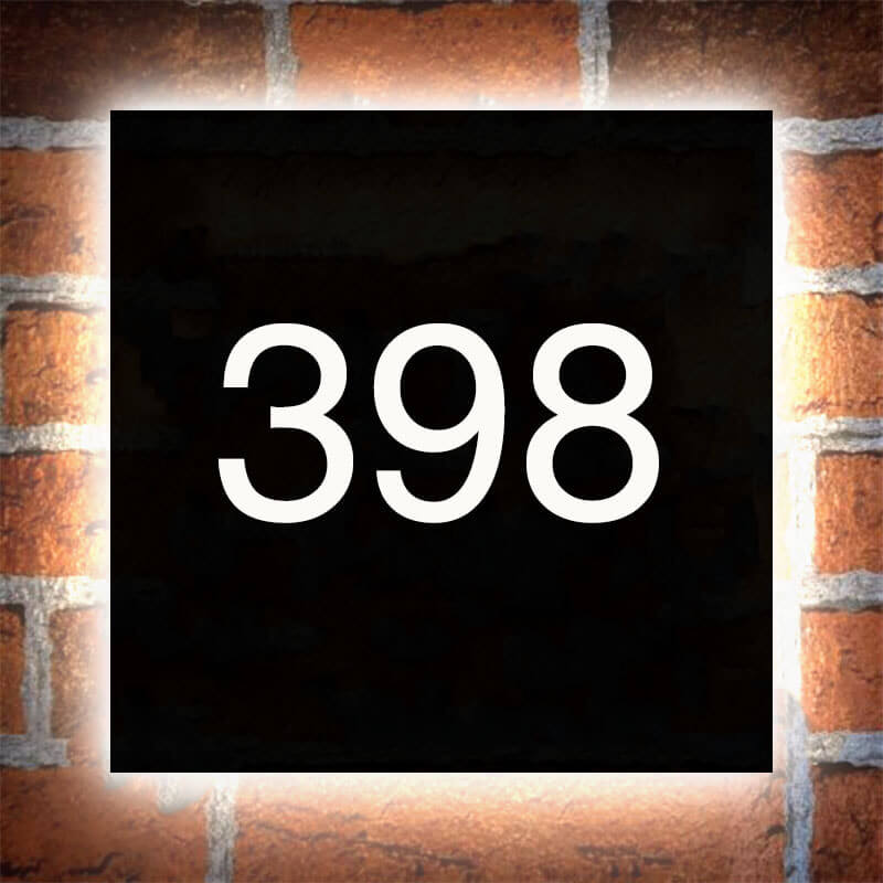 custom address plaques for house nearby lighted house number signs