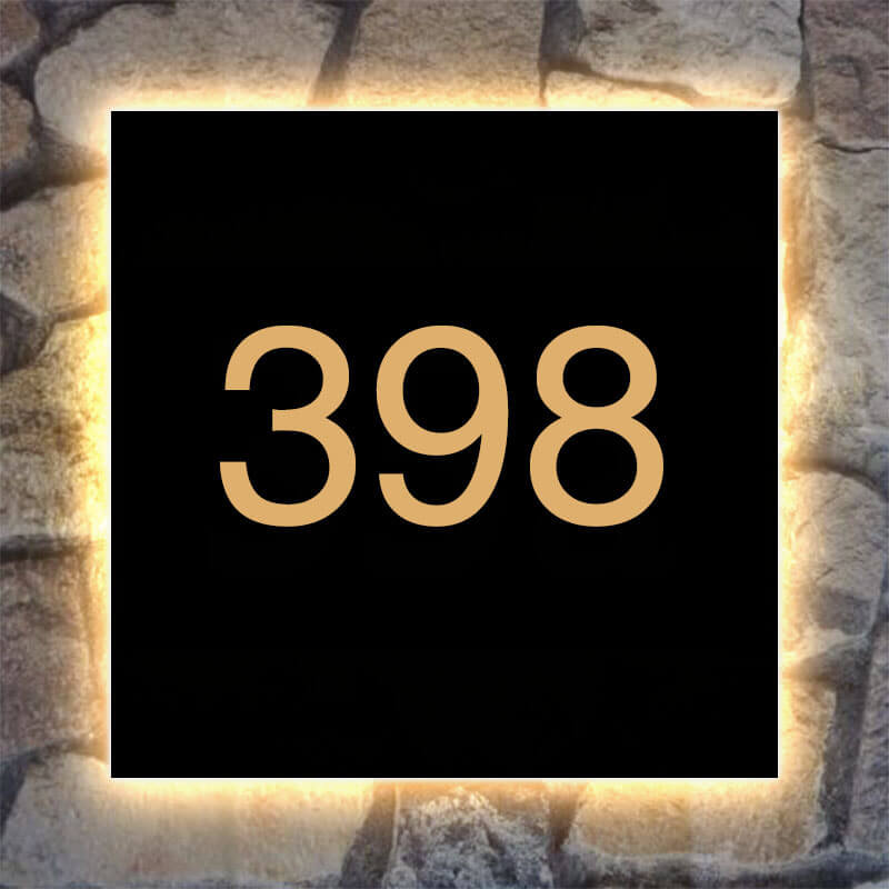 custom address plaques near me solar lighted house numbers light box signs outdoor
