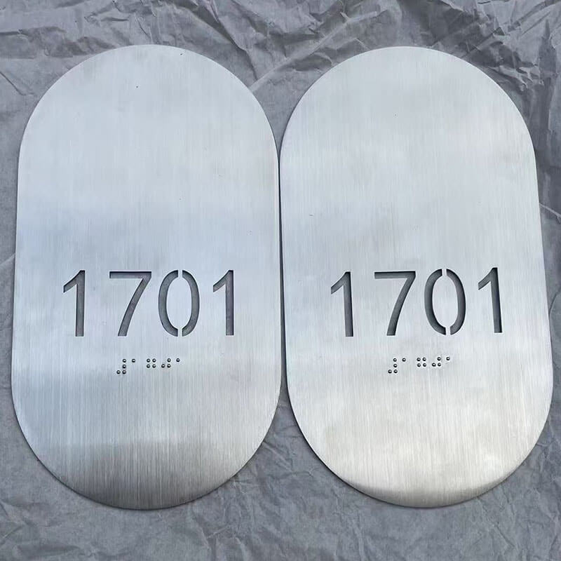 custom braille signs Special version braille blind cards