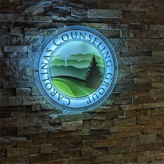 custom printed acrylic light boxes with your company logo and branding
