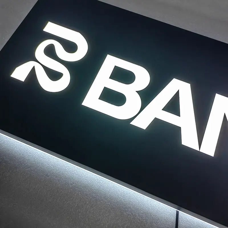 custom shaped led illuminated blade signs for unique business identification