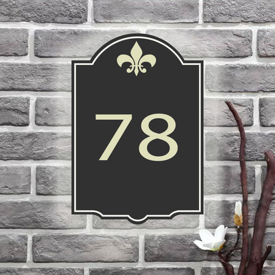 light up address sign Solar Address Sign, House Numbers for Outside