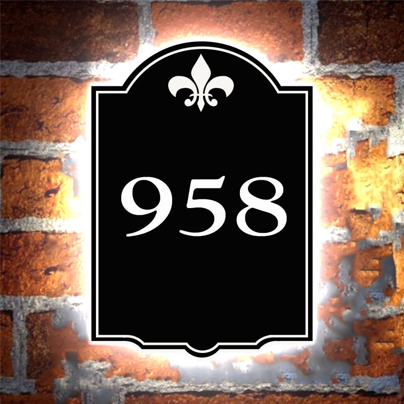 extra large metal house numbers lighted address signs for house where to buy lighted house number signs