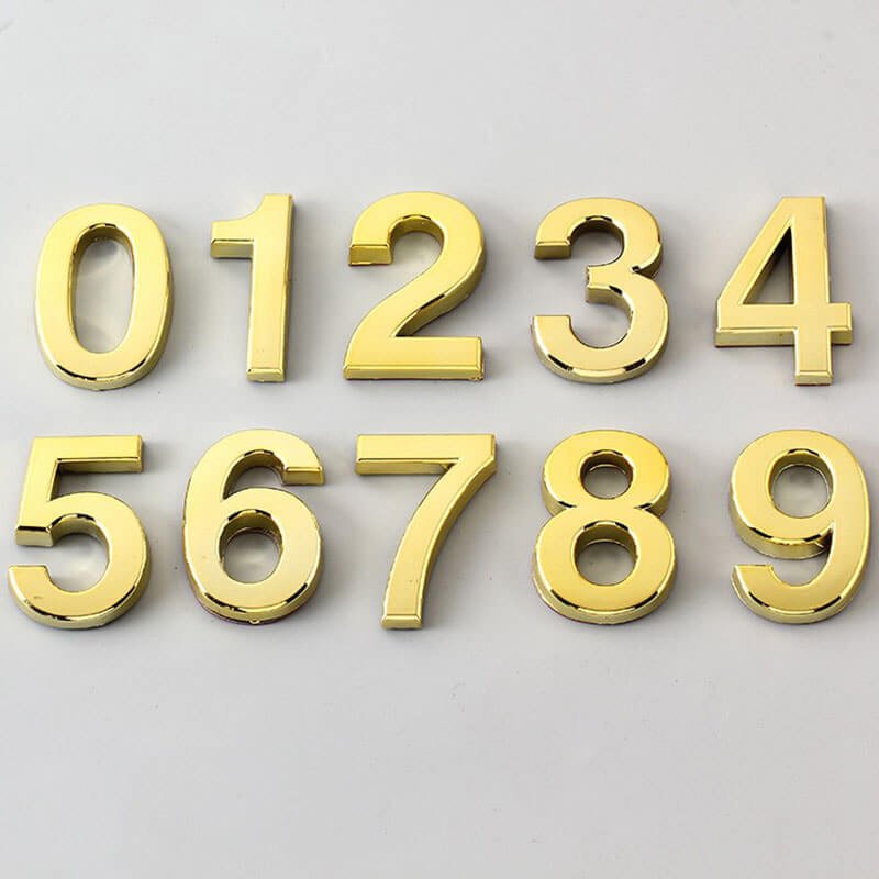 Smart Digital Door Number Display - Modern Hotel Room Sign & Number Plate for KTV Room Identification